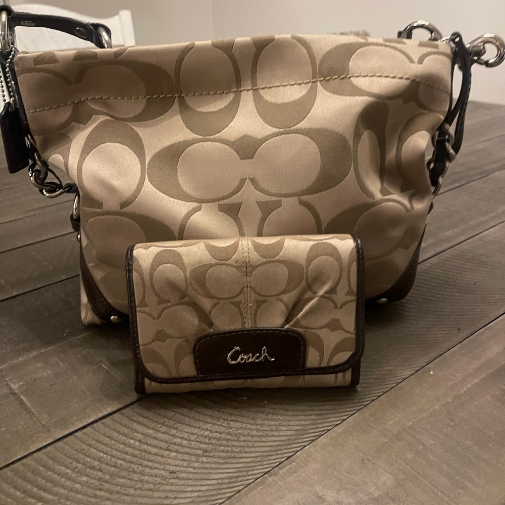 Coach Handbag and matching Wallet